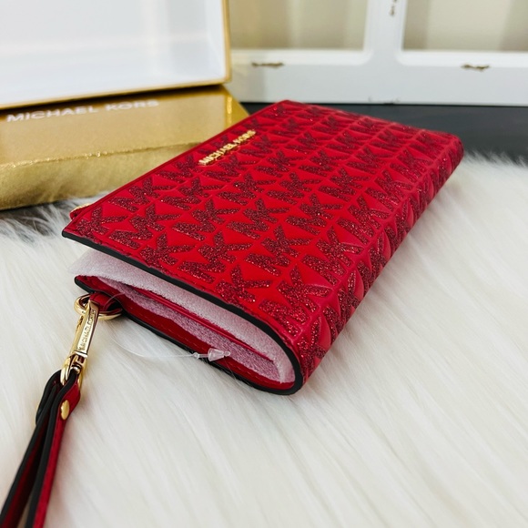 Michael Kors Jet Set Double Zip Wristlet Wallet - Picture 4 of 16